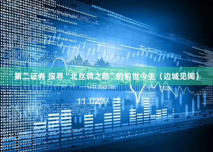 第二证券 探寻“北丝绸之路”的前世今生（边城见闻）