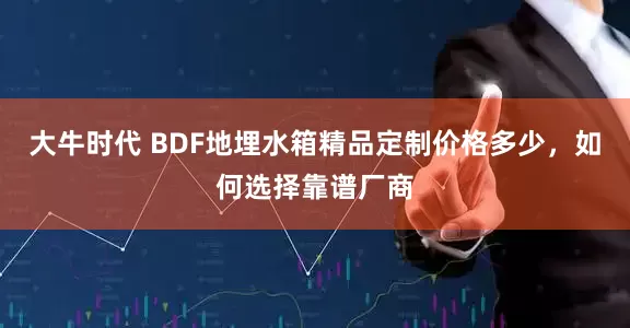 大牛时代 BDF地埋水箱精品定制价格多少，如何选择靠谱厂商